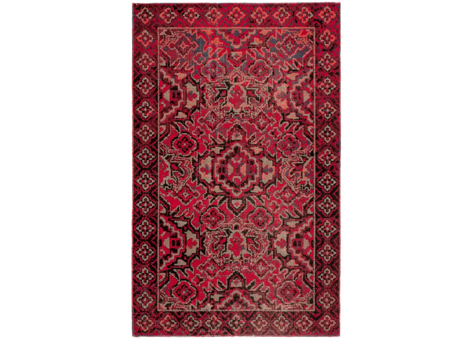 Polaris Chaya Red 2'8" x 10' Runner Rug