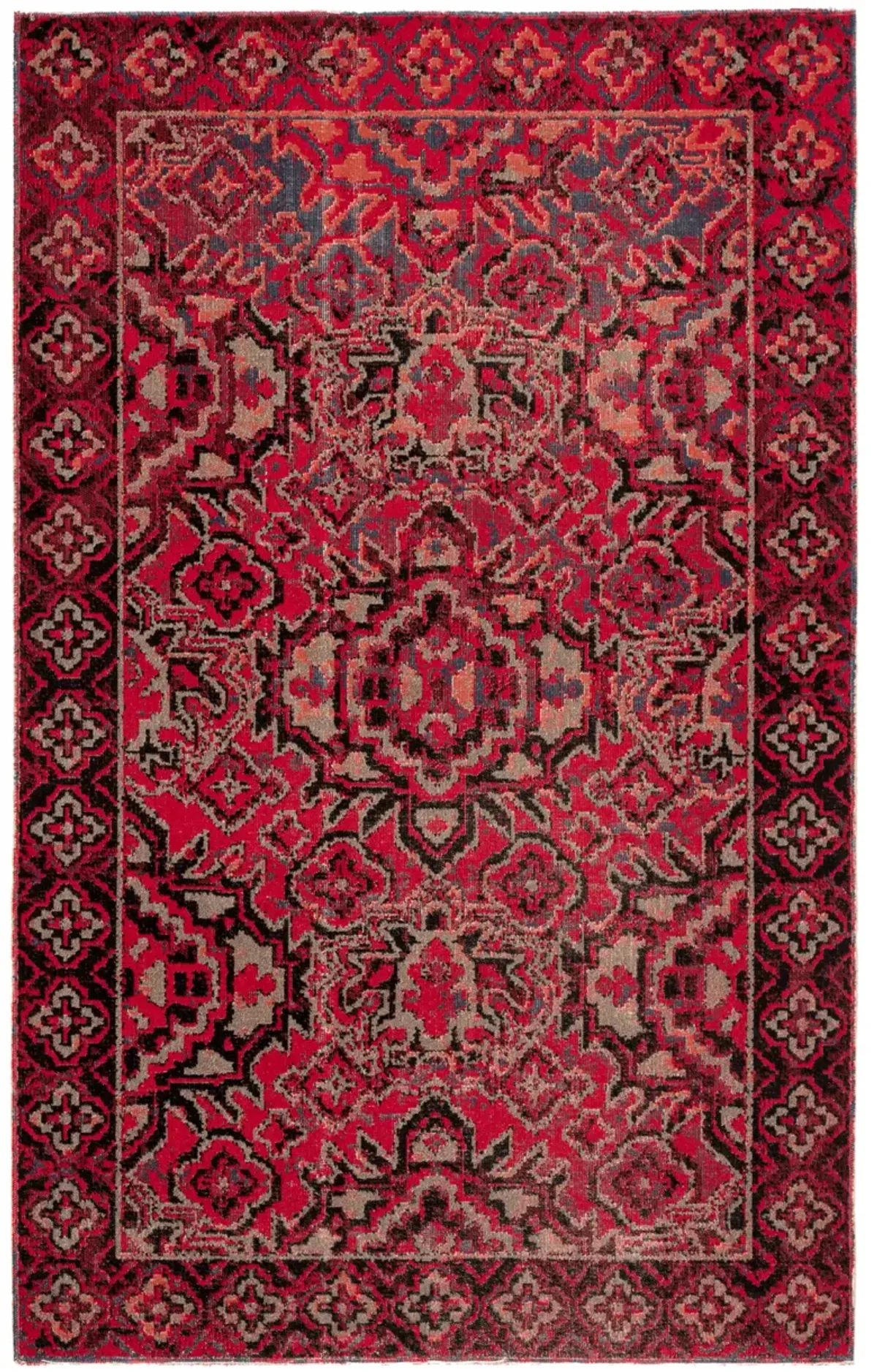 Polaris Chaya Red 2'8" x 10' Runner Rug