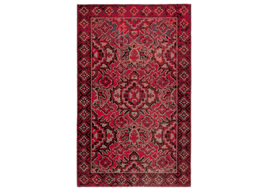 Polaris Chaya Red 2'8" x 10' Runner Rug