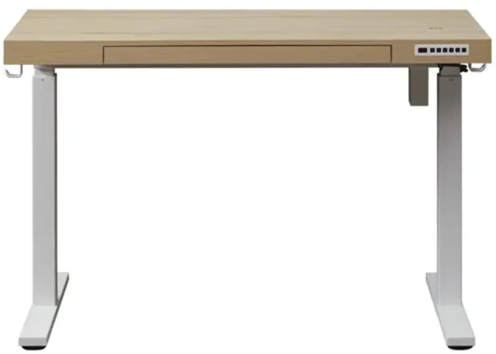 KOWO 48 K305 Electric Height Adjustable Standing Desk, Natural/White