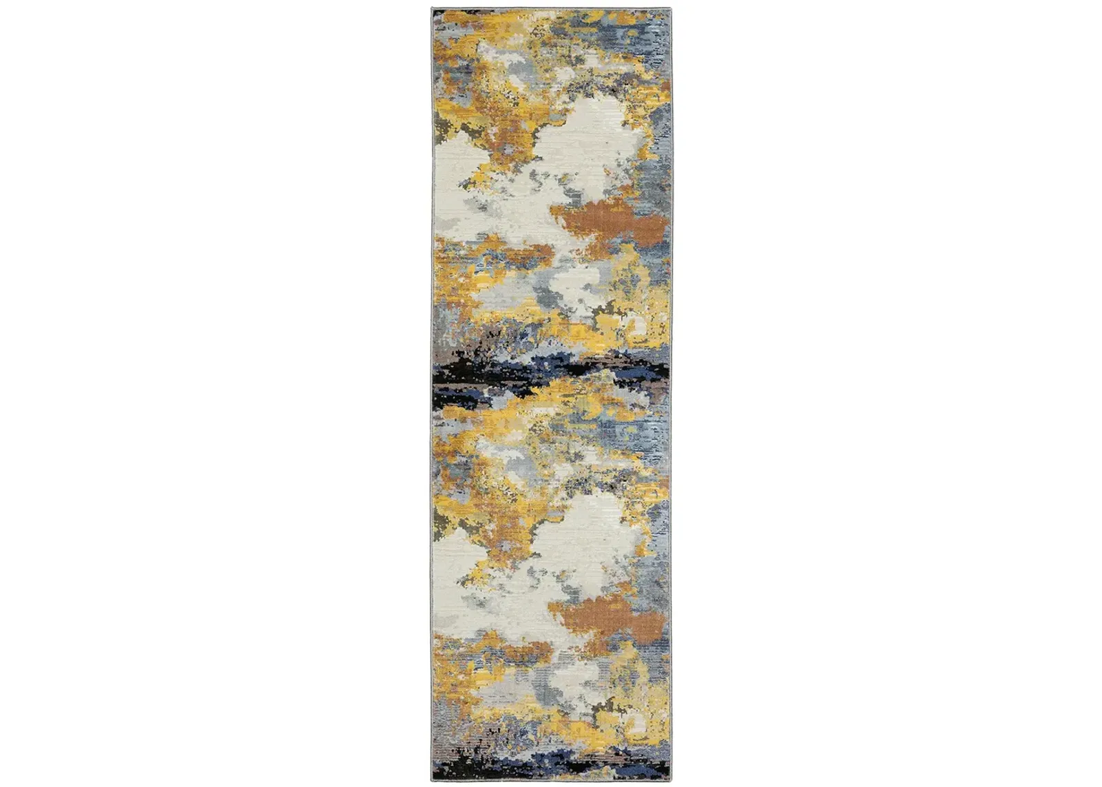 Caravan 2'3" x 7'6" Yellow Rug