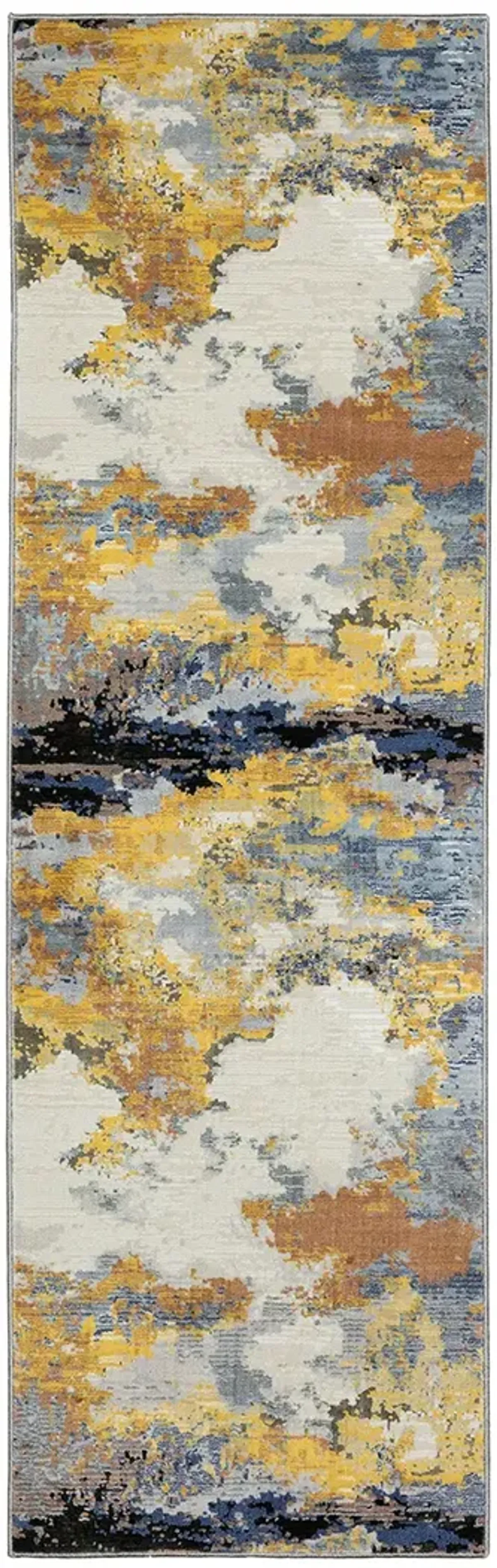 Caravan 2'3" x 7'6" Yellow Rug