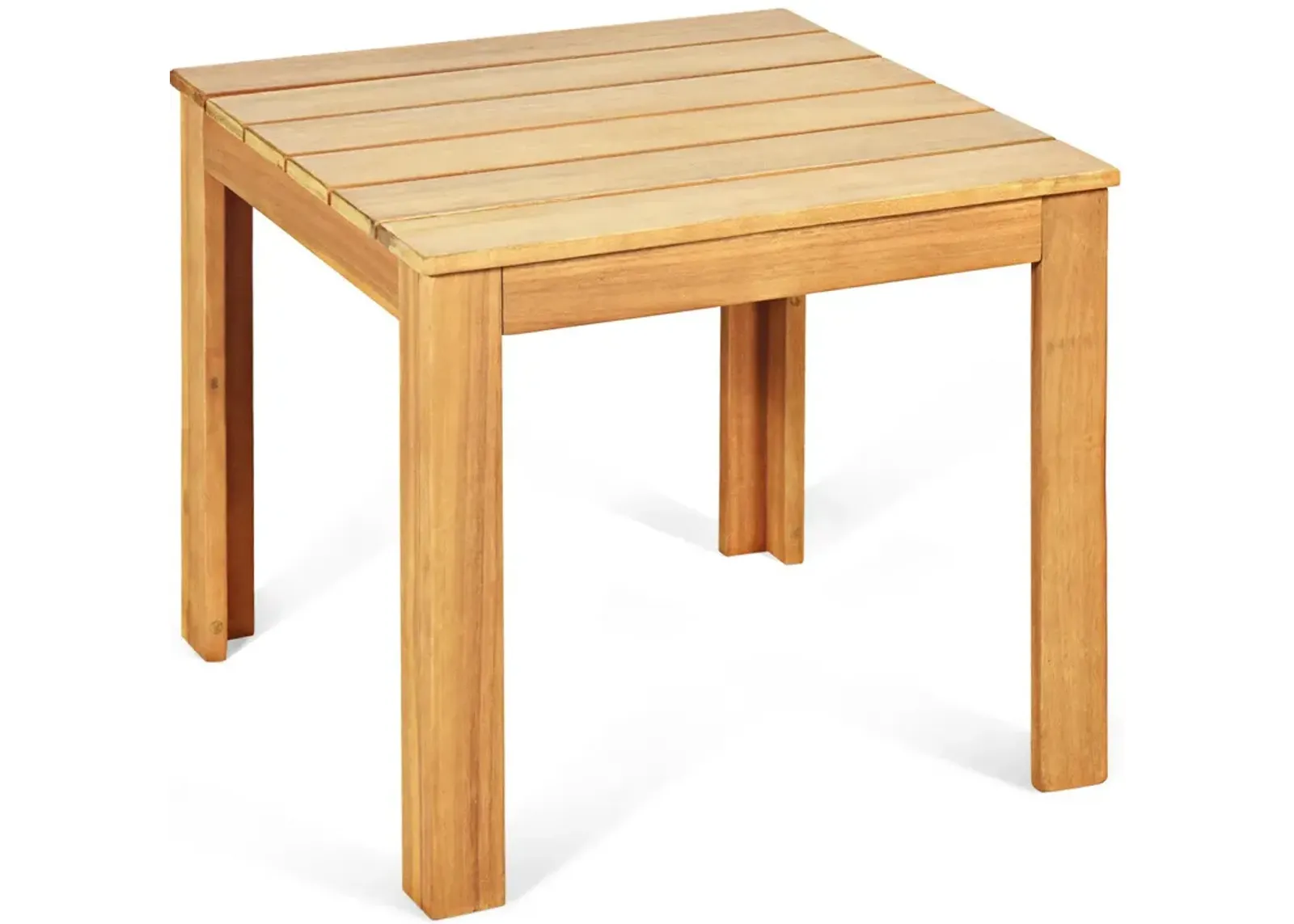 Wooden Square Patio Coffee Bistro Table