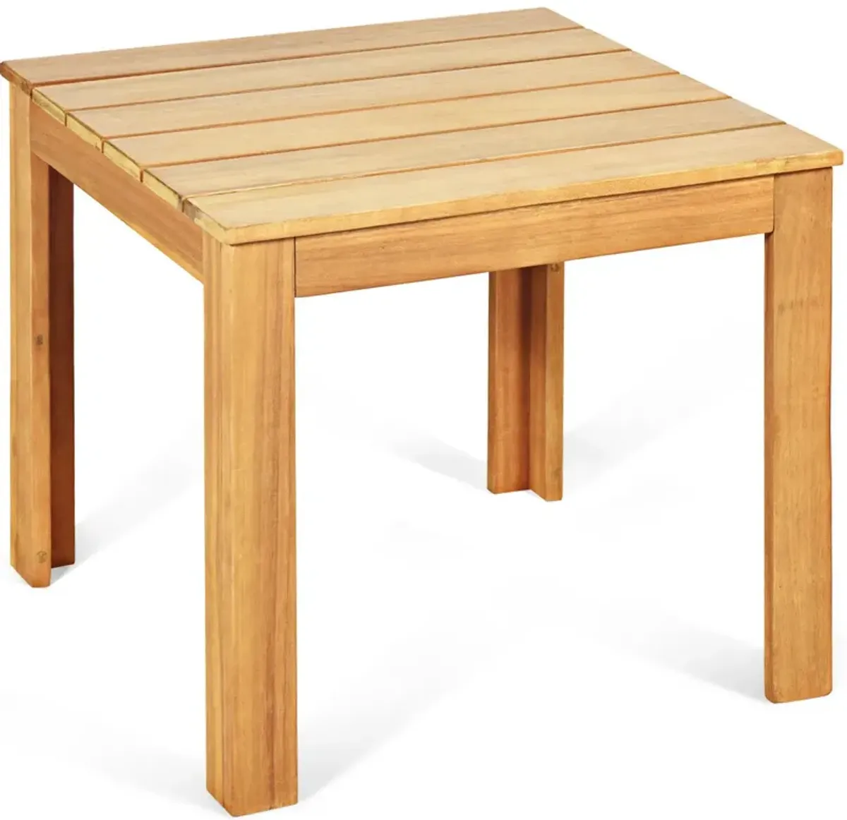 Wooden Square Patio Coffee Bistro Table