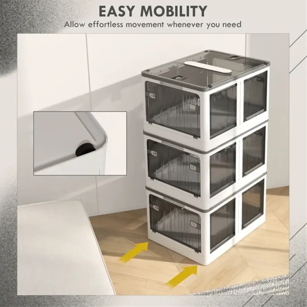 Storage Bins – Durable and Stackable Organizers for Home, Garage, or Office