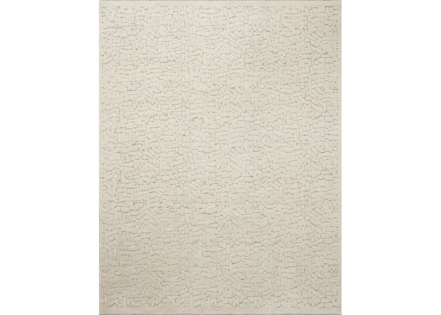 Harrison HAR03 Ivory/Silver 8'6" x 11'6" Rug