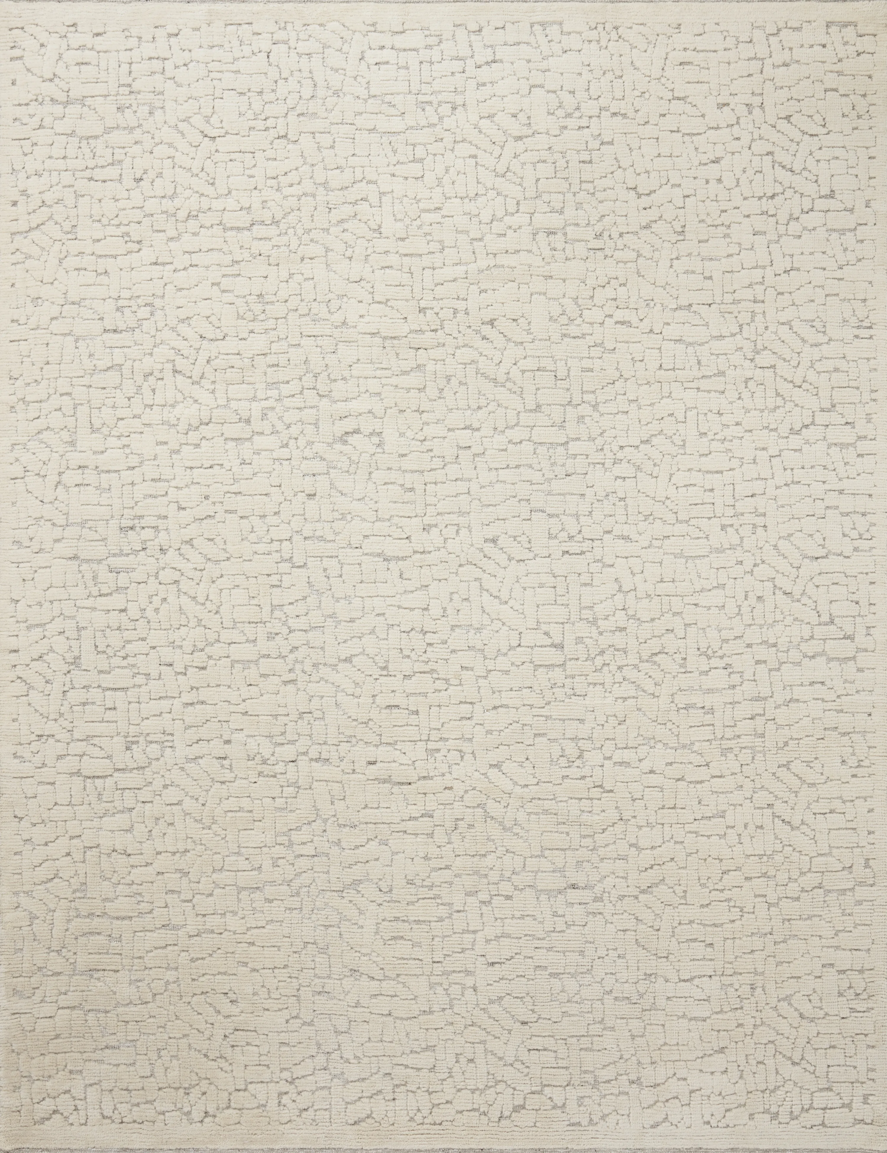 Harrison HAR03 Ivory/Silver 8'6" x 11'6" Rug