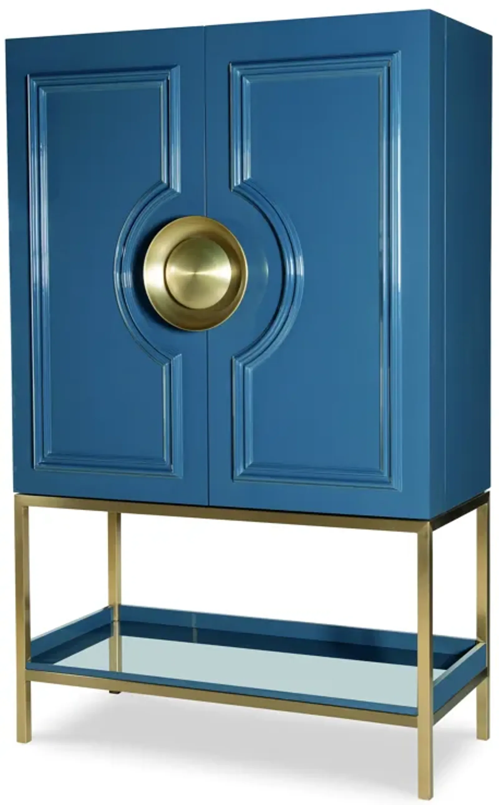 Blue Bar Cabinet