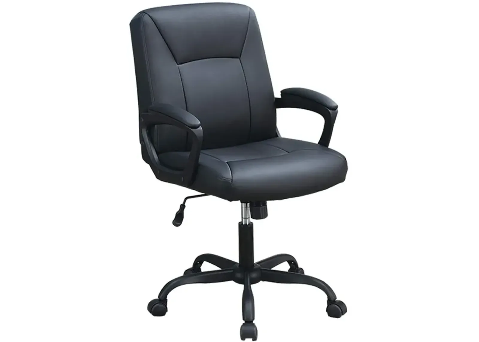 Relax Cushioned Office Chair 1 Piece Upholstered Seat Back Adjustable Chair Comfort