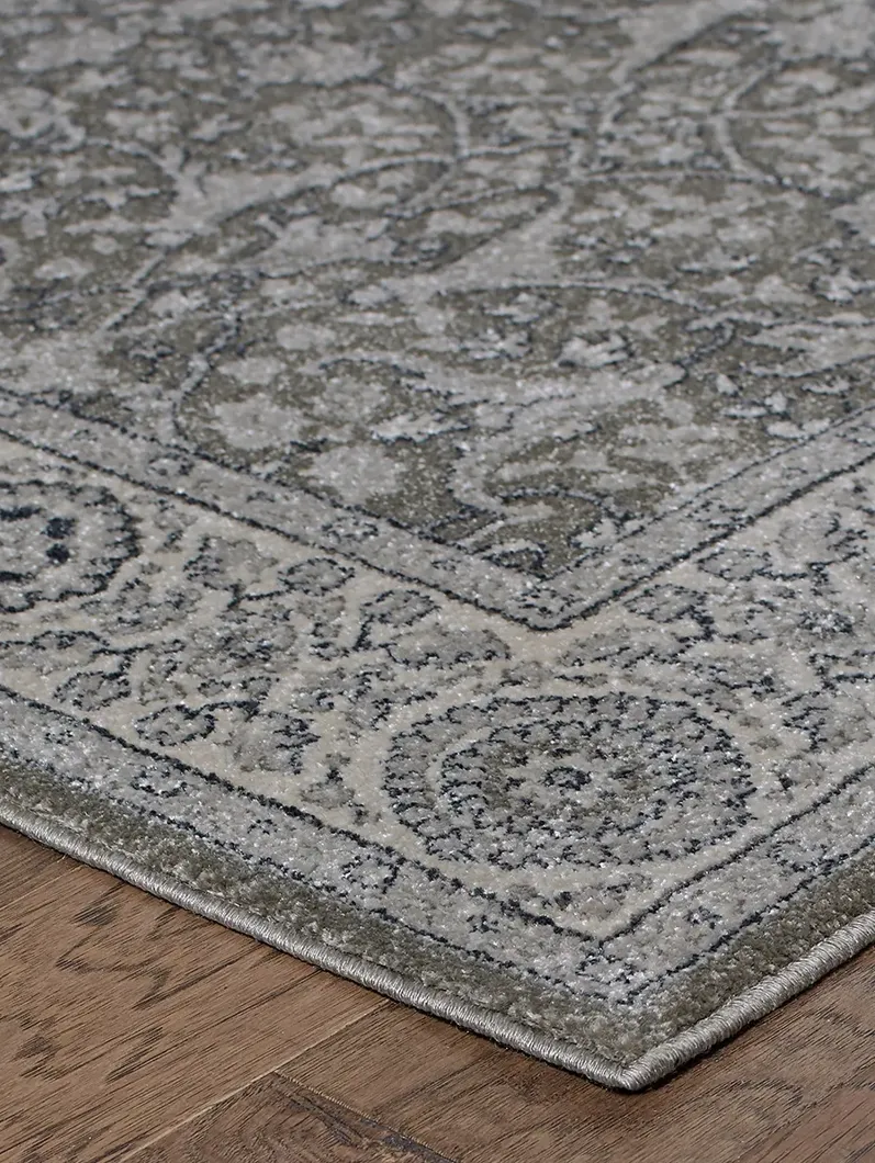 Richmond 1'10" x 3' Grey Rug