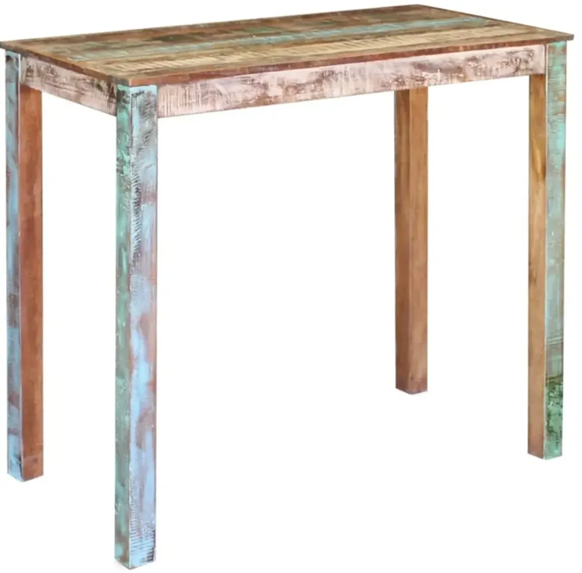 vidaXL Bar Table Solid Reclaimed Wood 45.3"x23.6"x42"