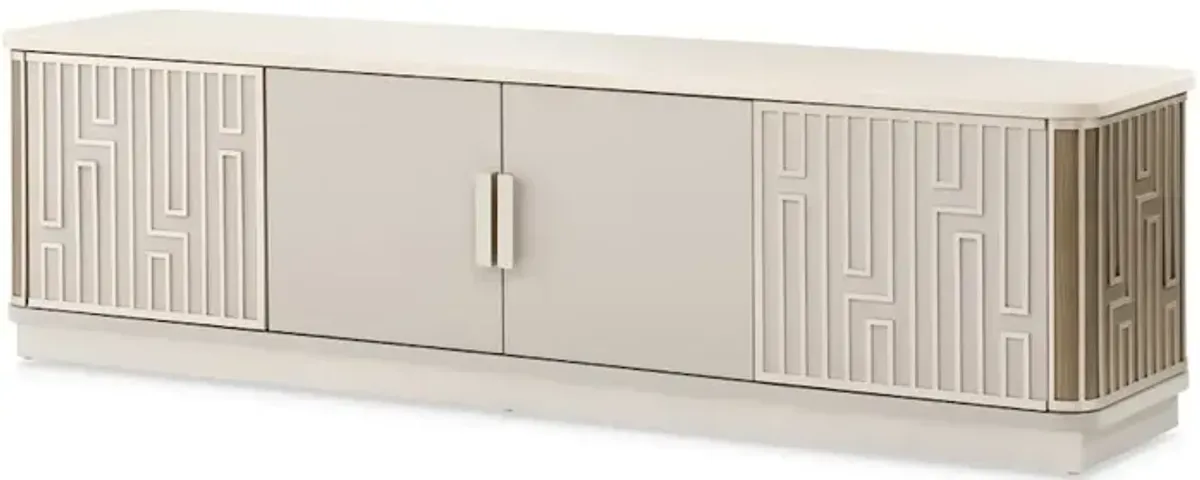 Michael Amini Roxbury Park Media Cabinet - Slate