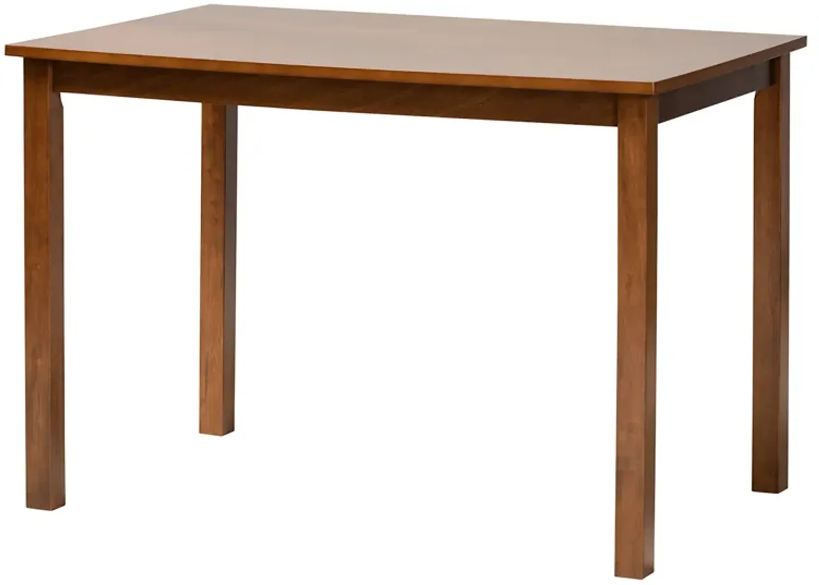 Baxton Studio Eveline Modern Walnut Brown Finished Wood 43-Inch Dining Table