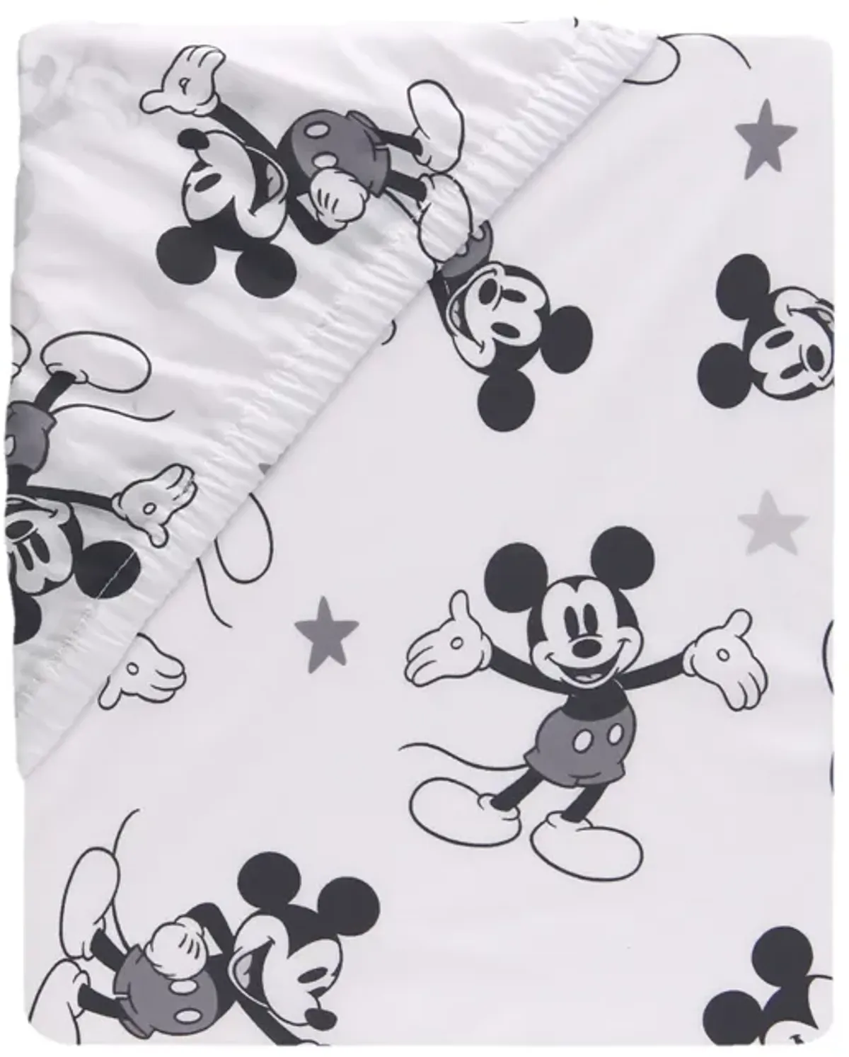 Lambs & Ivy Disney Baby Magical Mickey Mouse 3-Piece Crib Bedding Set - Gray