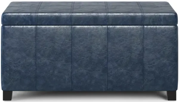 Dover 36 in Wide Rectangle Storage Ottoman Bench