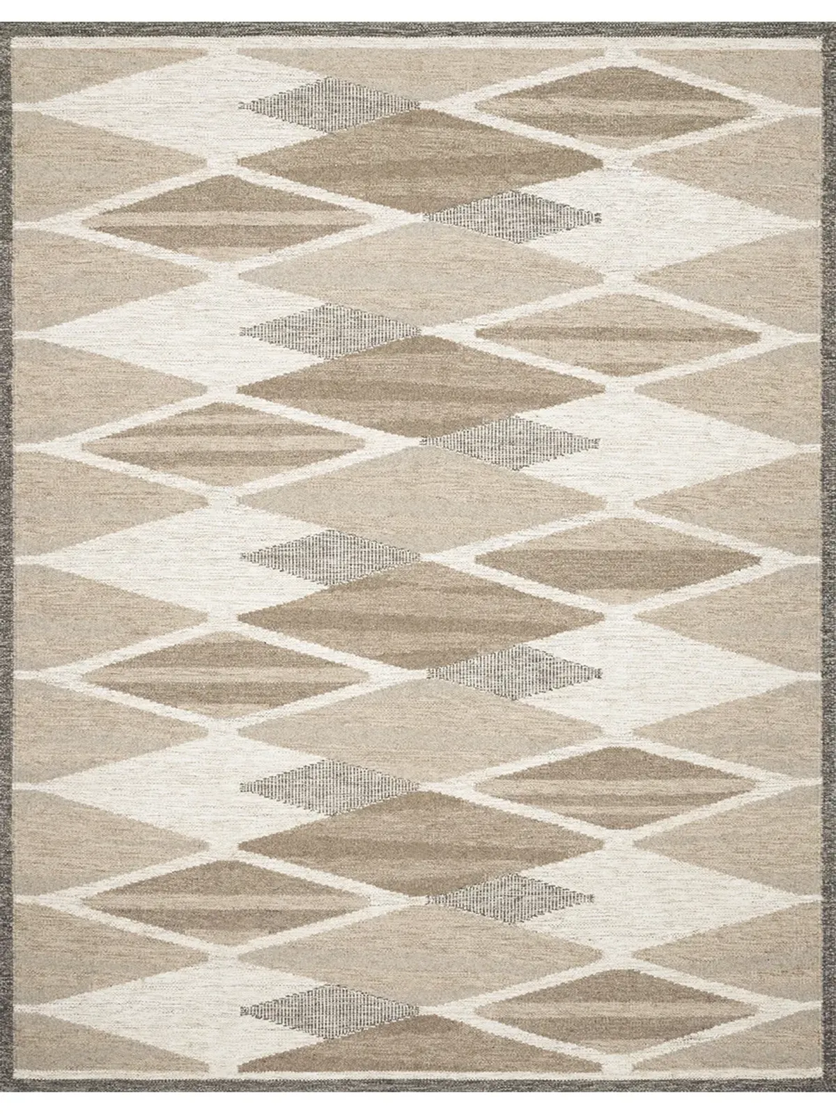 Evelina EVE04 Taupe/Bark 7'9" x 9'9" Rug