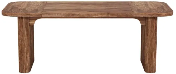 Tribesigns Modern Dining Table for 6 People, 63-Inch Dark Brown Kitchen Table with Double Robust Pedestal, Long Rectangle Wood Dinner Table for Dining Room