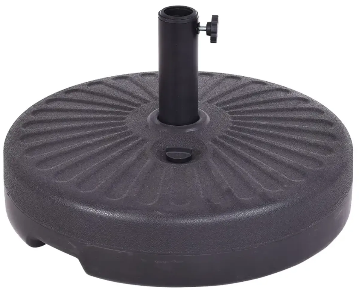 20 Inch Round 23L Water Filled Umbrella Base