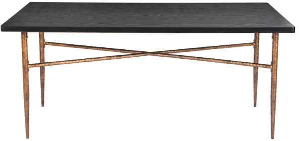 Nida Dining Table Black & Bronze