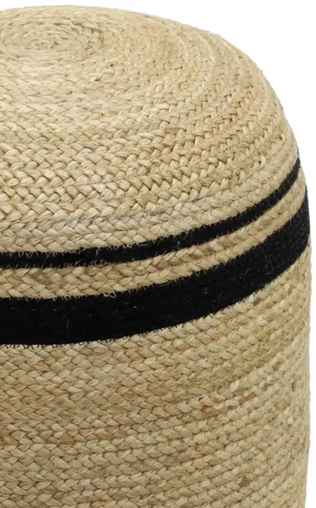 Belen Kox Natural Jute Round Pouf, Belen Kox