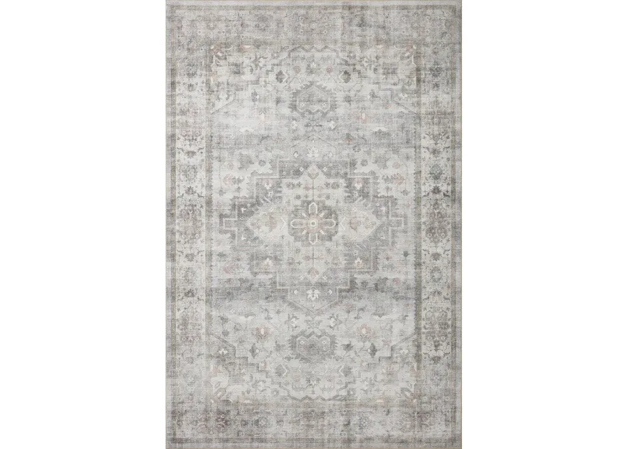 Heidi HEI02 Dove/Blush 3'6" x 5'6" Rug by Loloi II