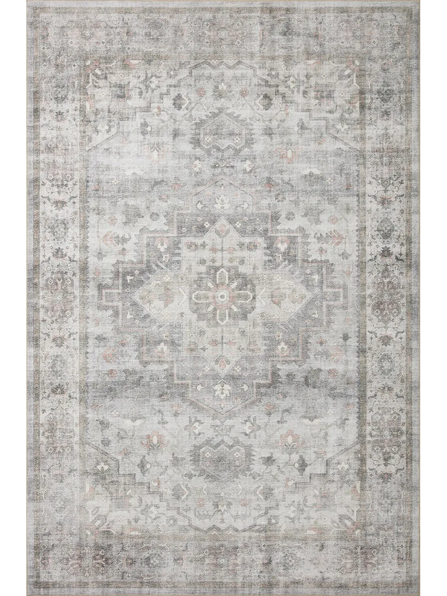 Heidi HEI02 Dove/Blush 3'6" x 5'6" Rug by Loloi II