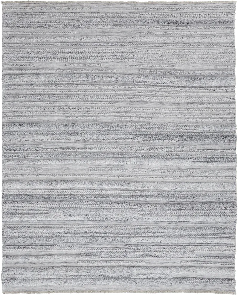 Alden 8637F Gray/Silver/Ivory 8' x 10' Rug