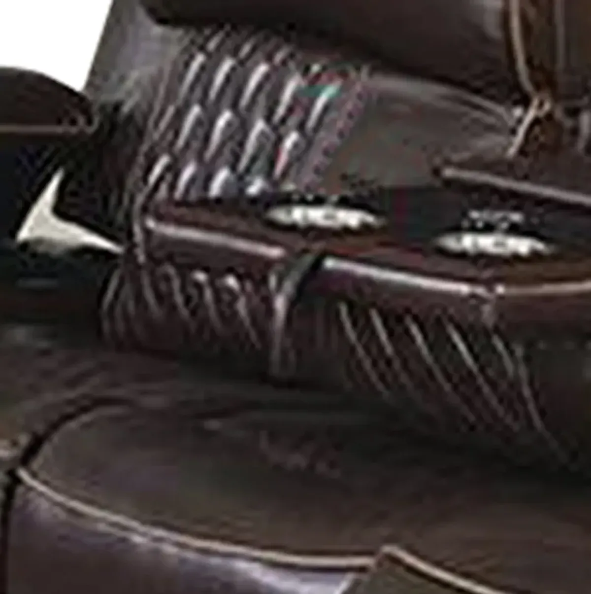 Seda 80 Inch Power Reclining Sofa, USB Port, Dark Brown Vegan Faux Leather - Benzara