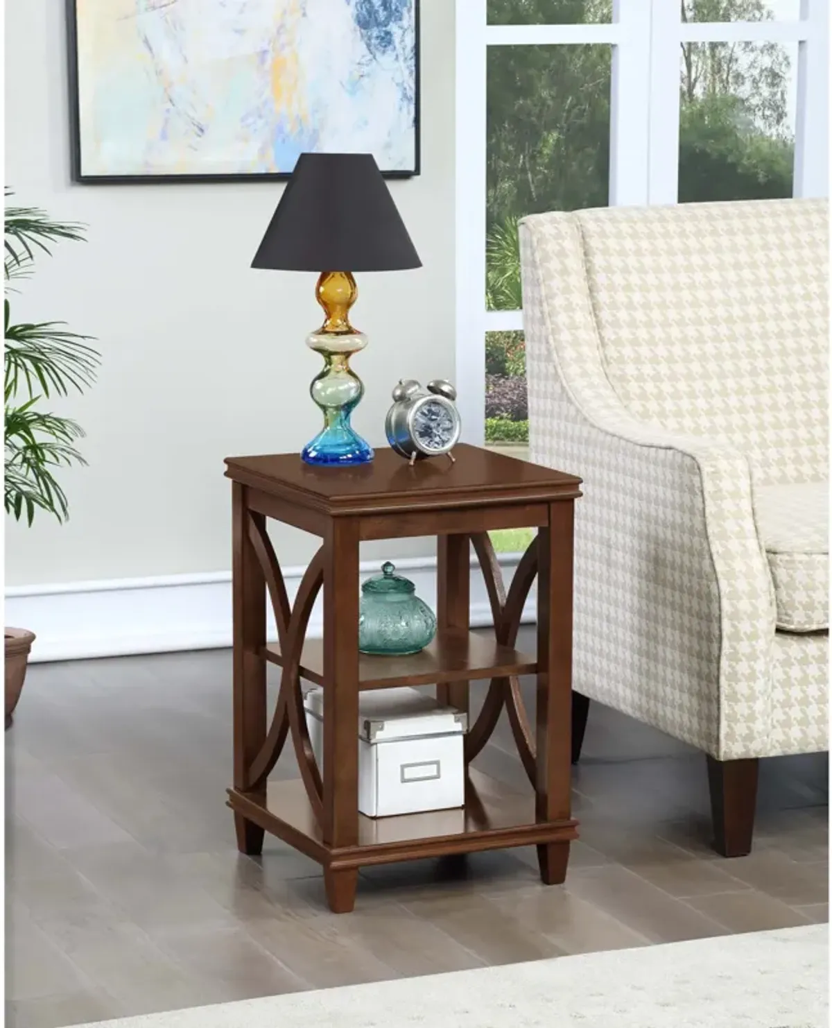 Convenience Concepts Florence End Table, Espresso