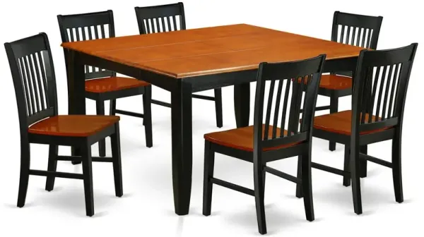Dining Room Set Black & Cherry