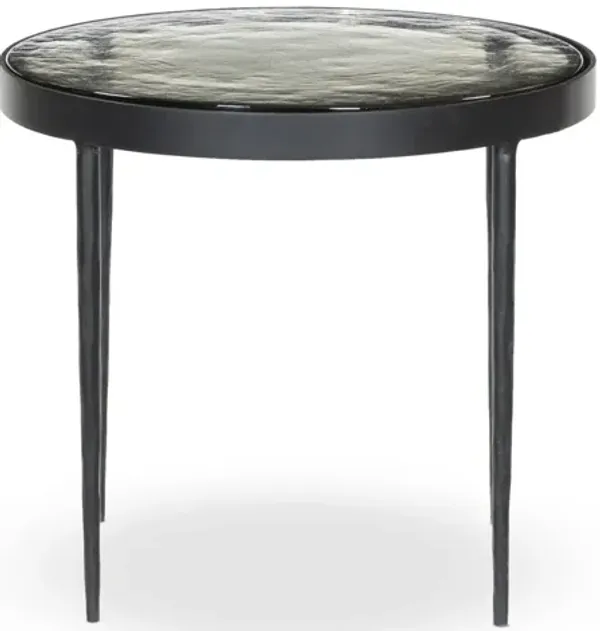 Yoko Small Clear Cast Glass Nesting Table