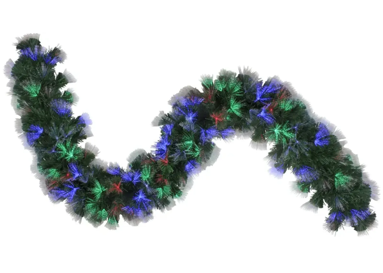 9'  Multi-Function Color Changing Fiber Optic Artificial Pine Christmas Garland