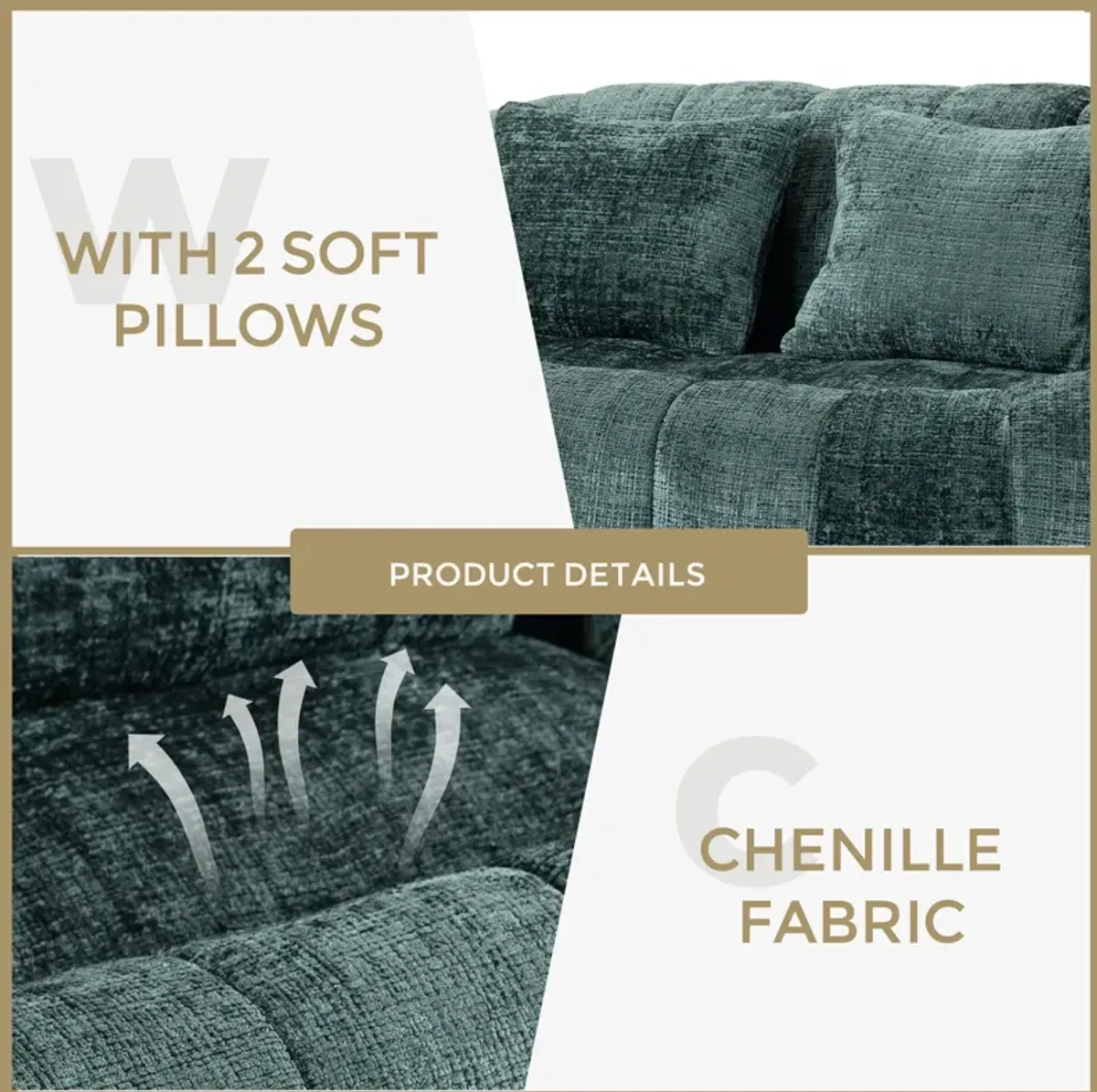 Mondawe Lazy Sofa High Back Bean Bag Chair Couch, Accent Floor Soft Lounge Chair