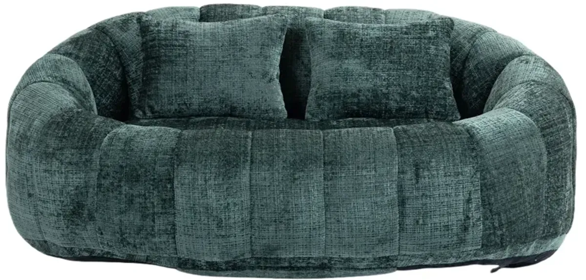 Mondawe Lazy Sofa High Back Bean Bag Chair Couch, Accent Floor Soft Lounge Chair