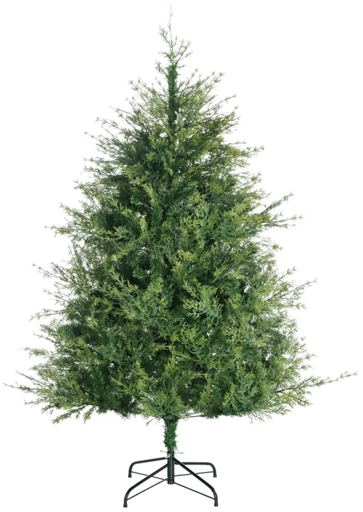 6ft Tall Artificial Christmas Tree Holiday Décor with 700 Branches Steel Base