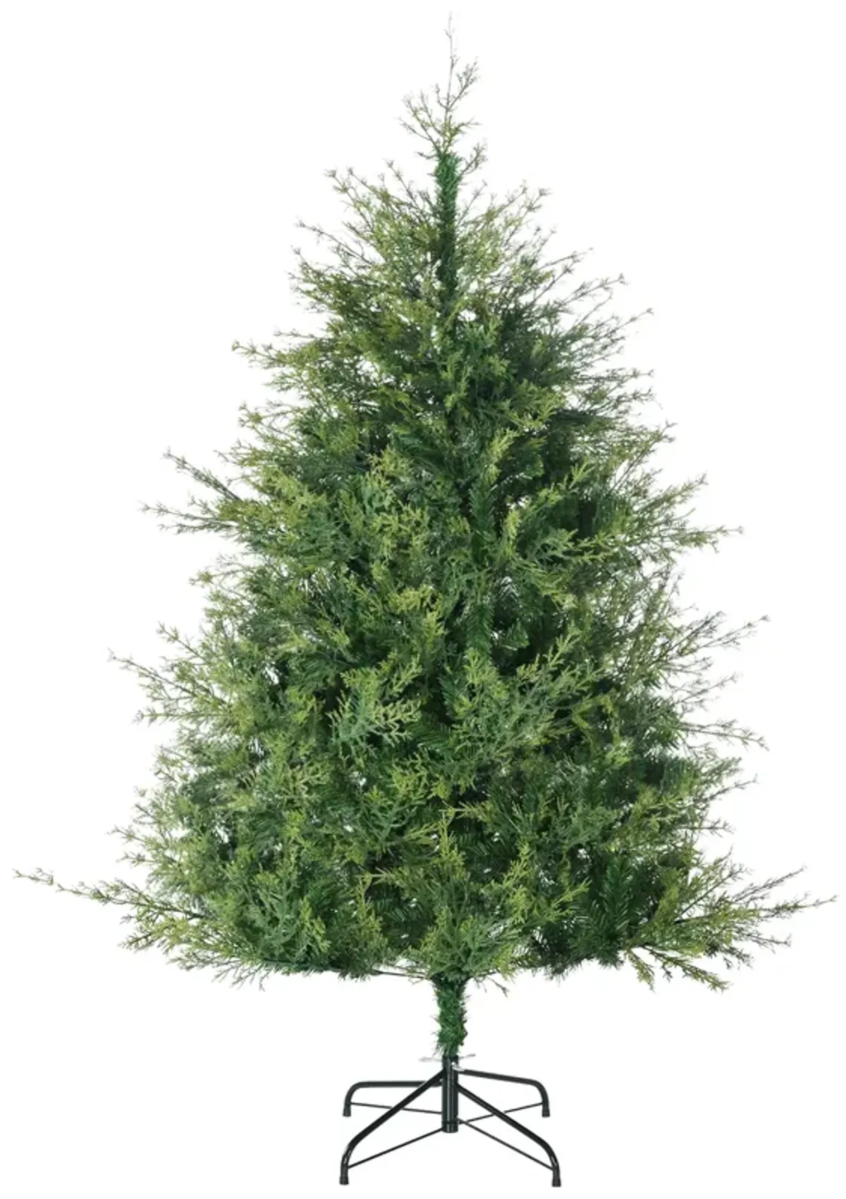 6ft Tall Artificial Christmas Tree Holiday Décor with 700 Branches Steel Base