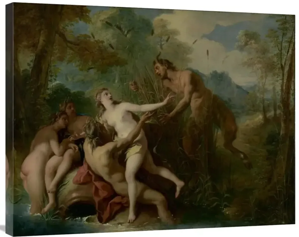 Pan and Syrinx-Canvas Art-35x28
