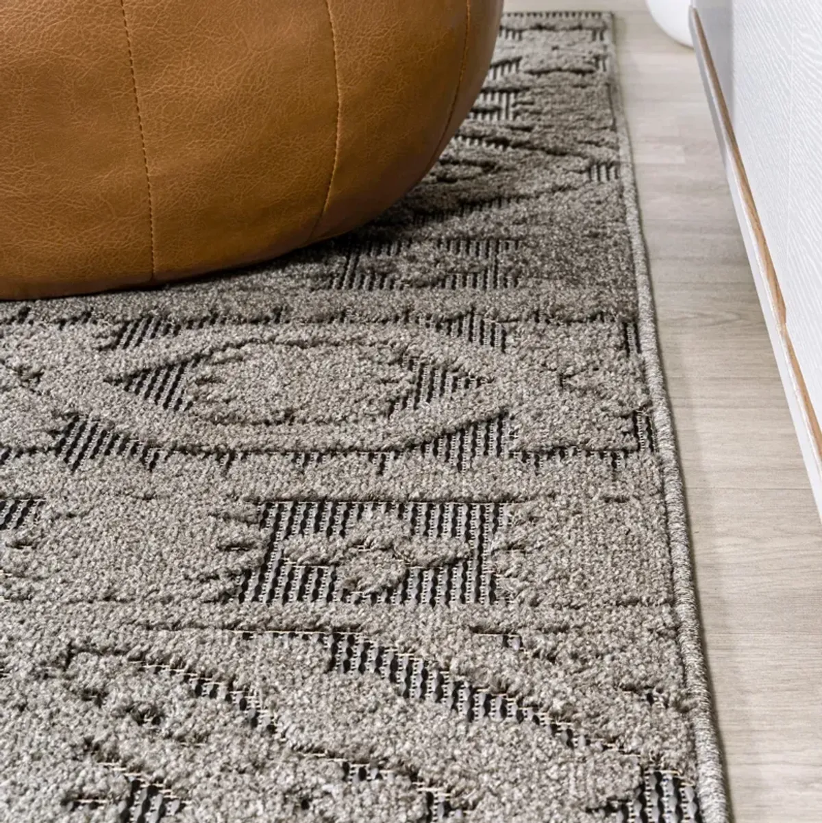 Citta High-Low Pile Mediterranean Tile Area Rug