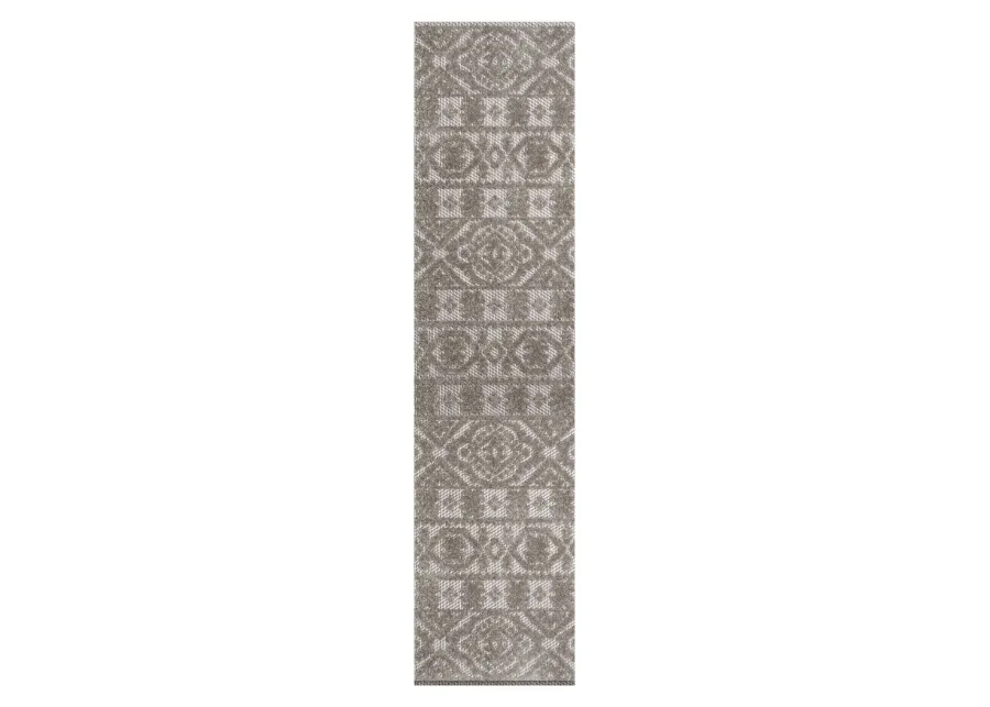 Citta High-Low Pile Mediterranean Tile Area Rug