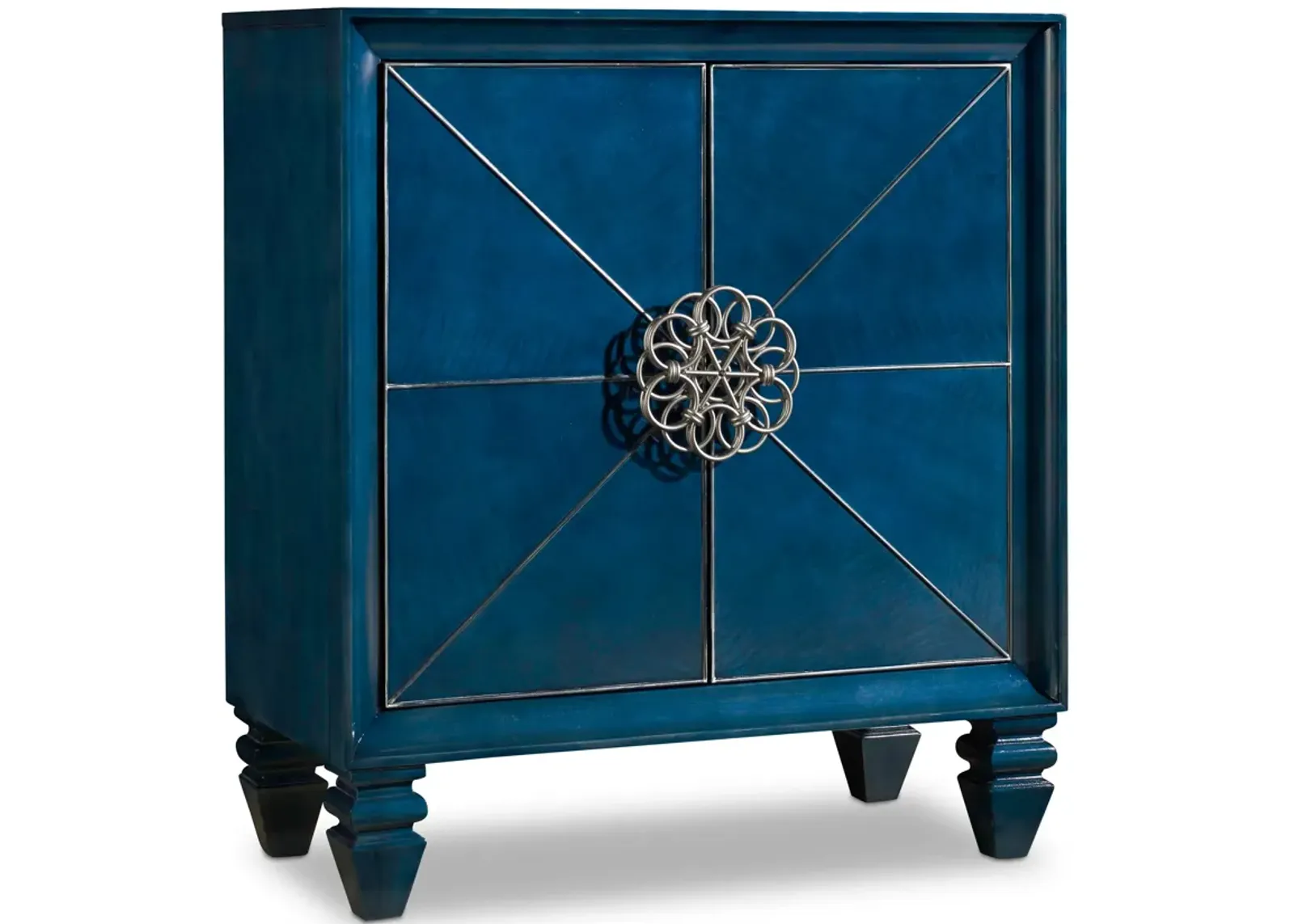 Melange Spectrum Accent Chest in Blue