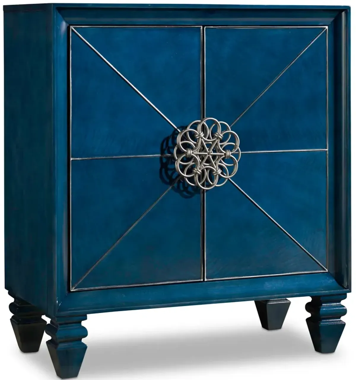 Melange Spectrum Accent Chest in Blue