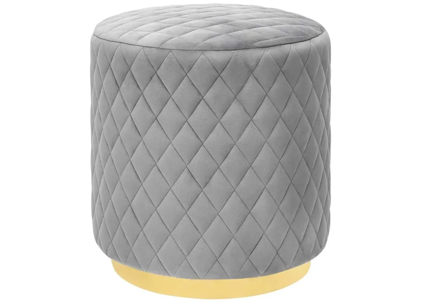 Belen Kox Elegant Velvet Diamond Tufted Ottoman, Belen Kox