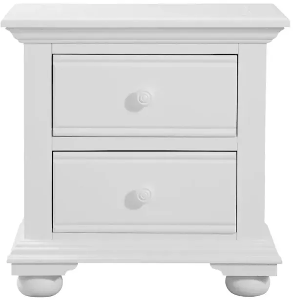 Cottage Traditions 2-Drawer Nightstand - White Cottage