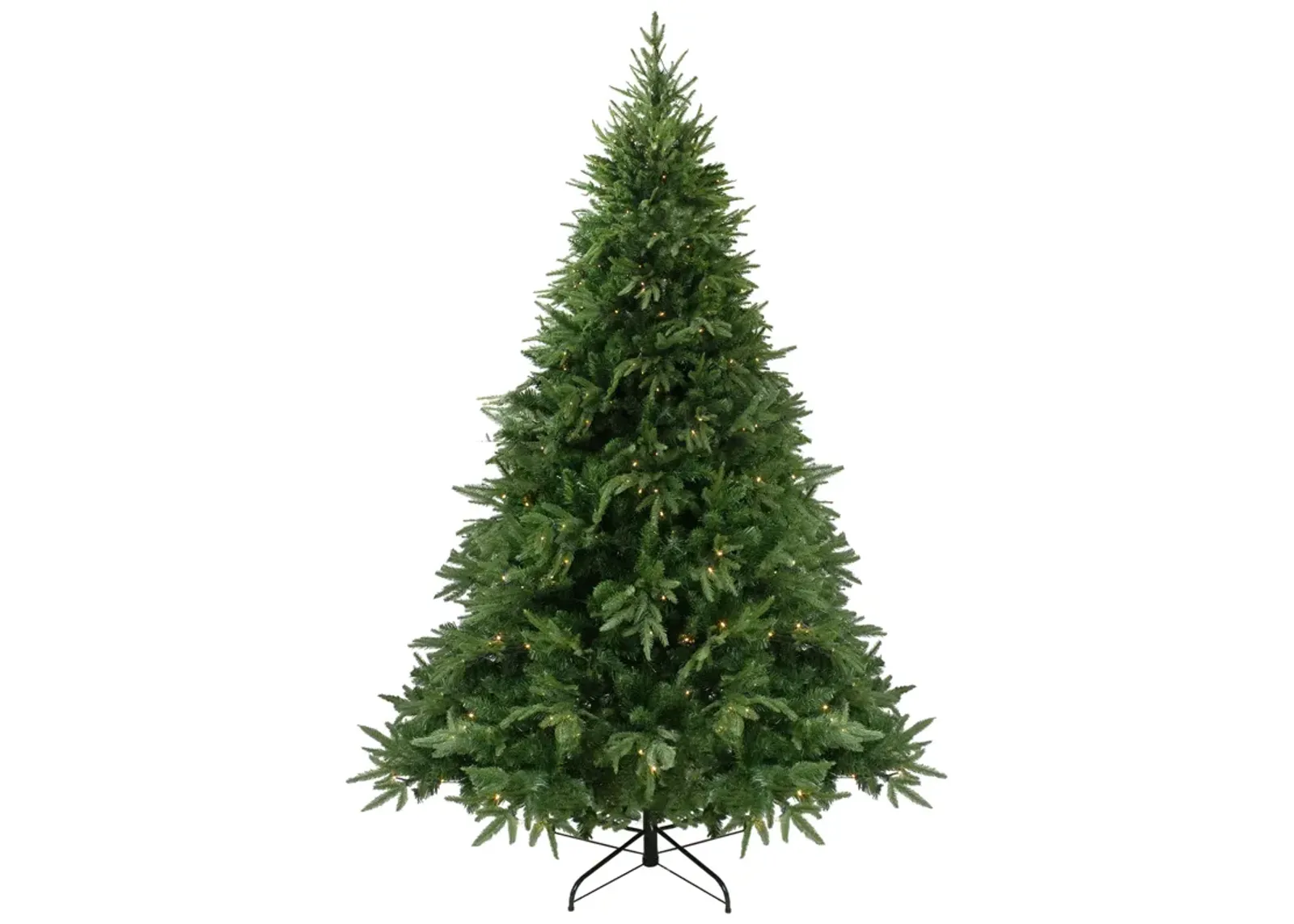 6.5' Pre-Lit Full Silverthorne Fir Artificial Christmas Tree - Warm White LED Lights