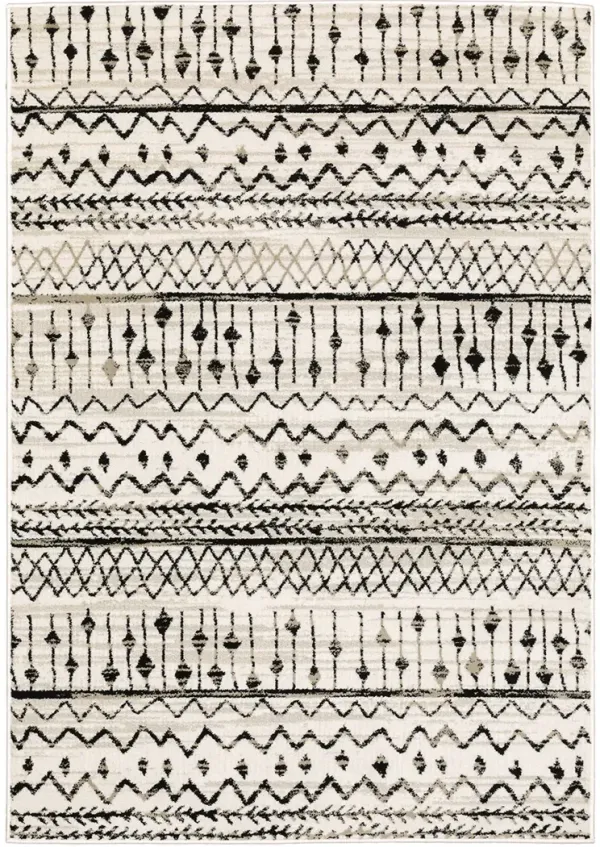 Georgia 6'7" x 9'2" Ivory Rug