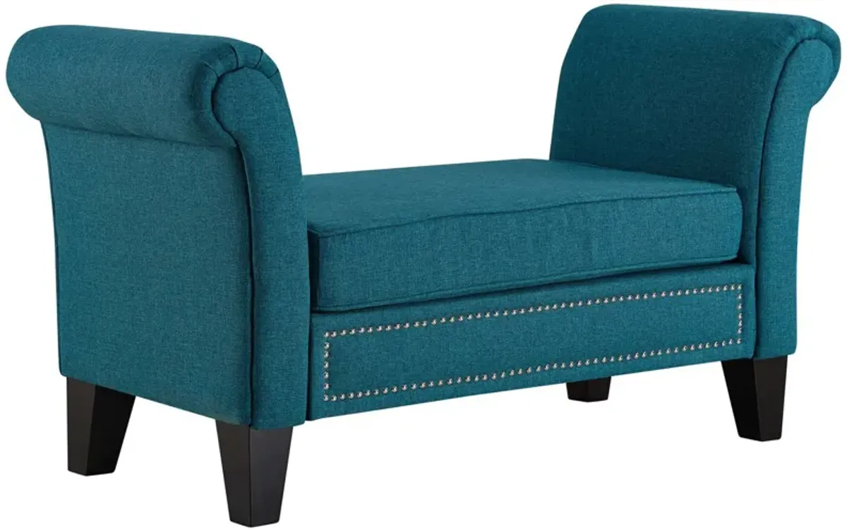 Rendezvous Bench, Teal-Benzara