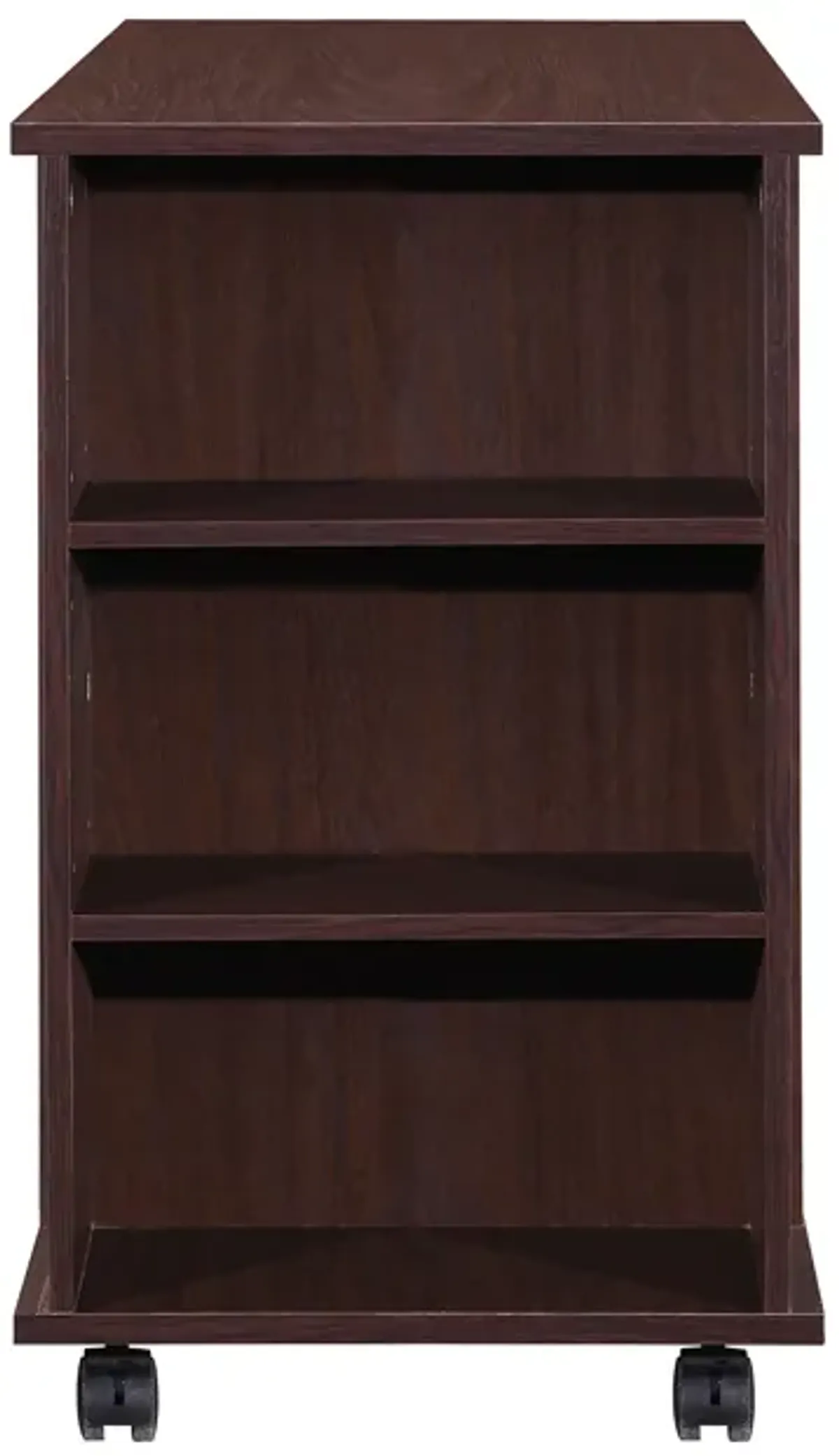 3-Drawer 39in. W Rolling Lateral File Cabinet with Locker and Open Storage Shelves for Home Office and Kids Room