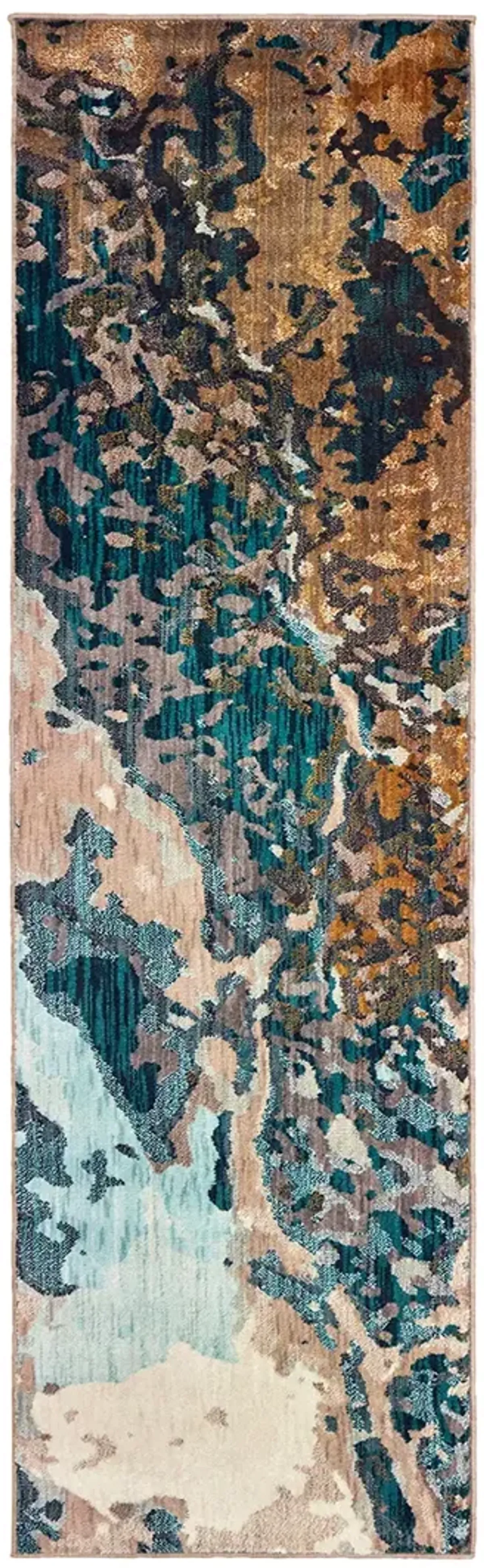 Sedona 2'3" x 7'6" Blue Rug