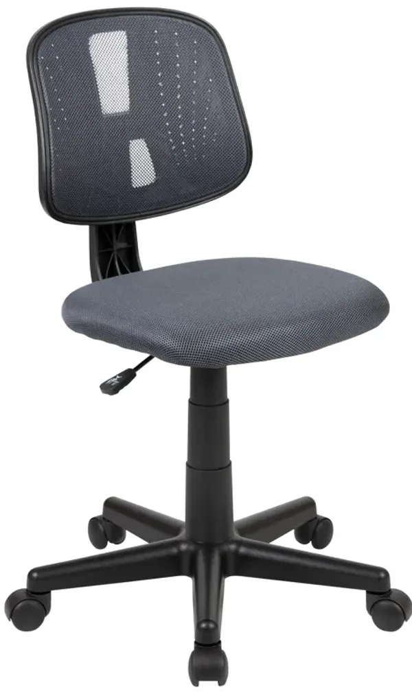 Flash Fundamentals Mid-Back Mesh Swivel Task Office Chair with Pivot Back