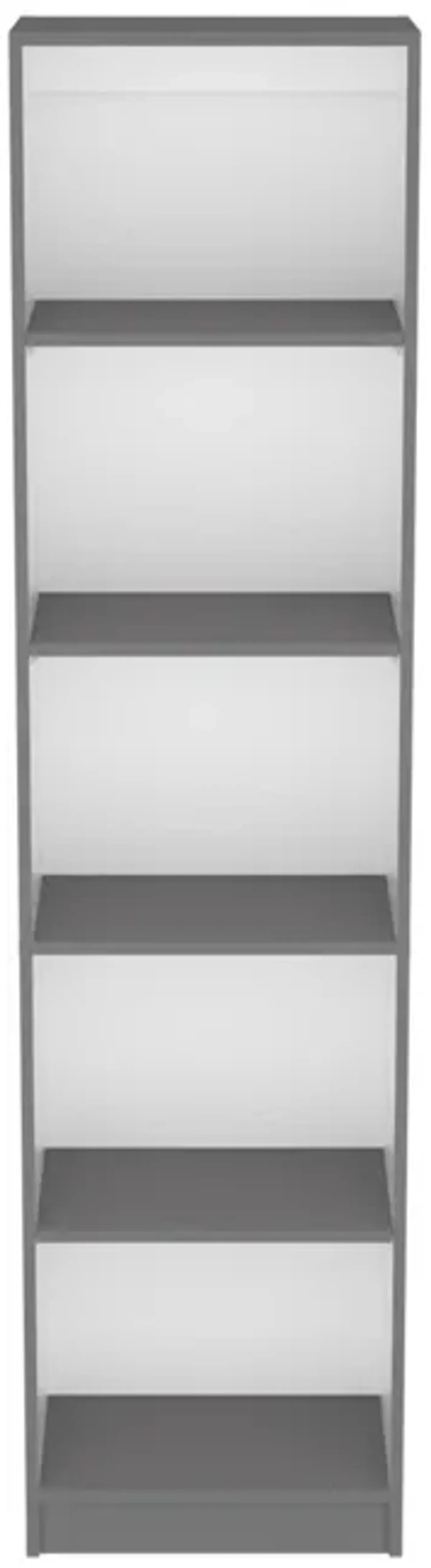 DEPOT E-SHOP Vinton XS Bookcase Compact Bookshelf with Multiple Shelves, White